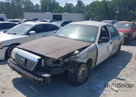 2003 Mercury Grand Marquis Gs из США, поврежденный, VIN 2MEFM74W33X689865